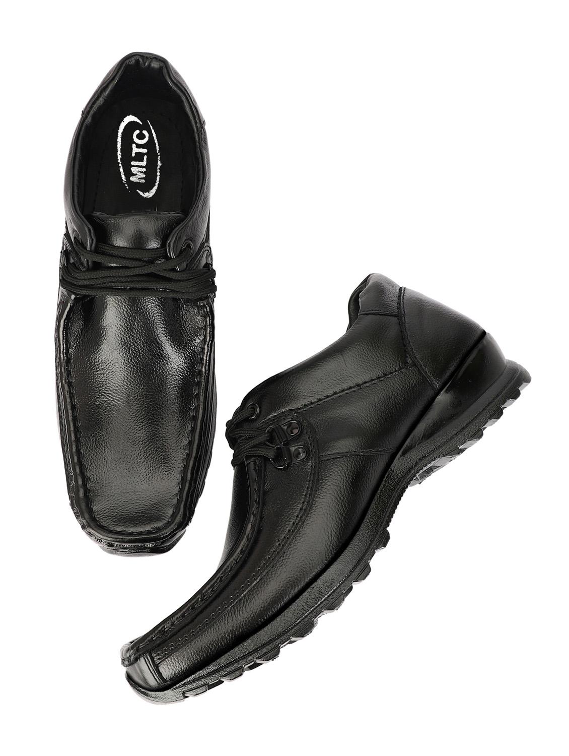 men black lace-up derby shoes - 21399725 - Standard Image - 1