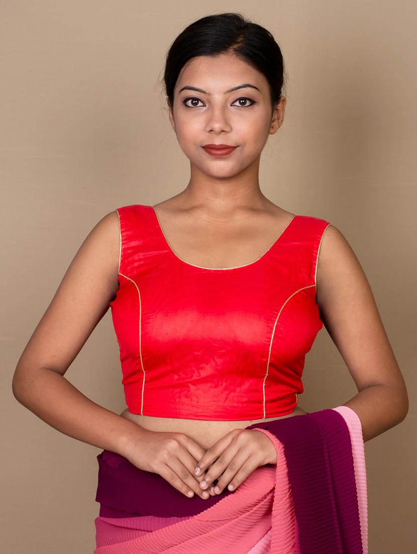 women red solid blouse - 21399824 - Zoom Image - 0