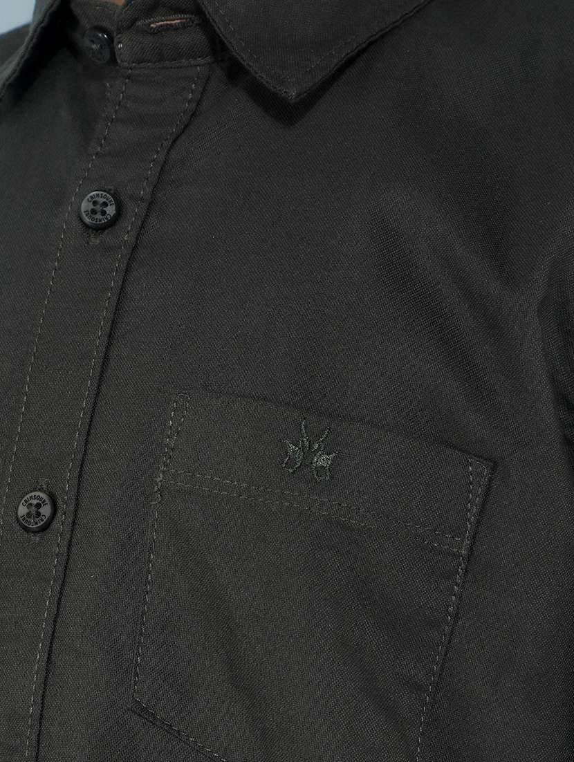 boys black solid shirt - 21399995 -  Standard Image - 6