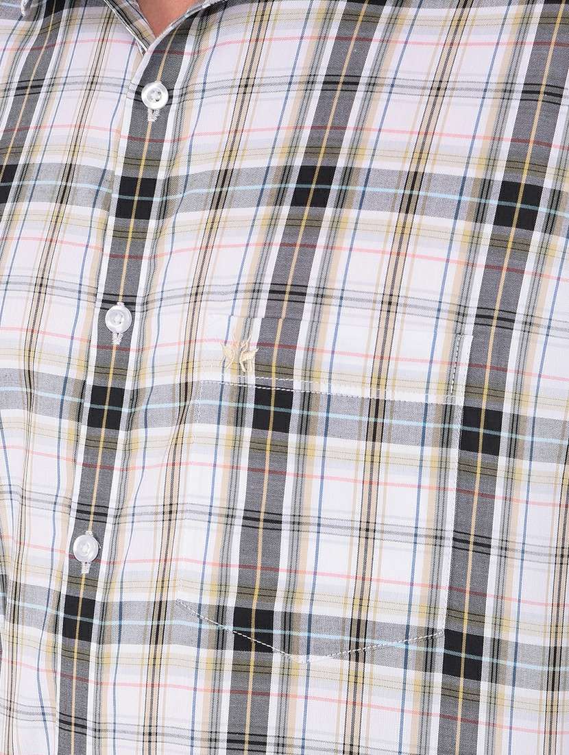 men checkered casual shirt - 21400111 -  Standard Image - 6