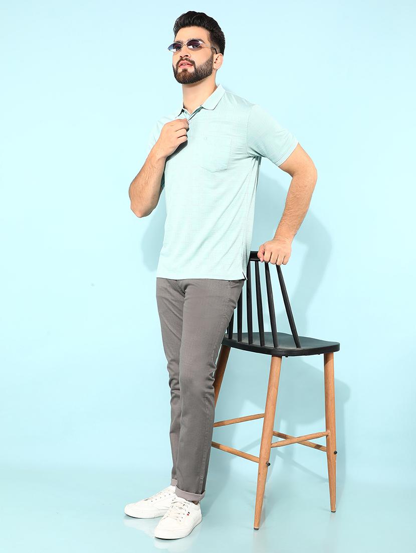 men solid mid rise chino pants - 21400183 - Standard Image - 4