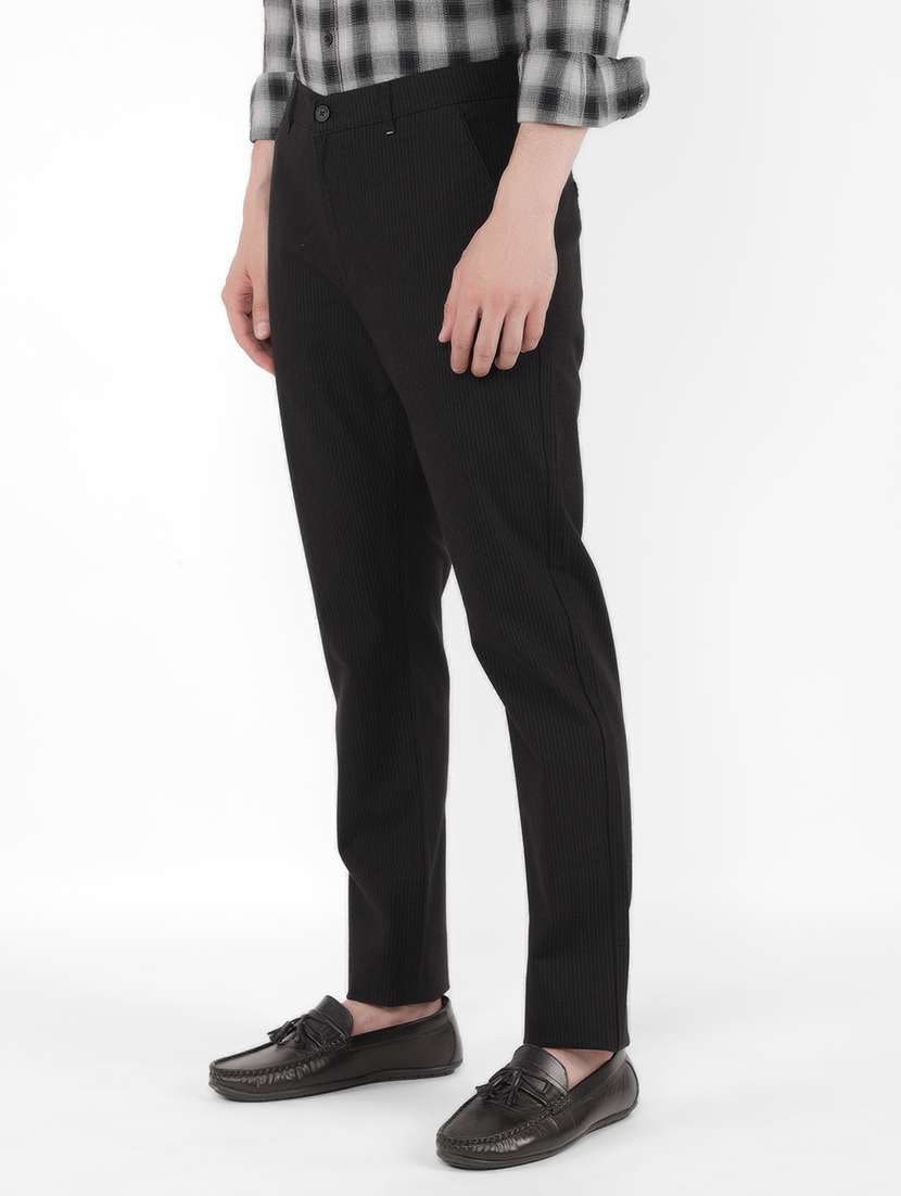 men solid mid rise chino pants - 21400193 -  Standard Image - 1