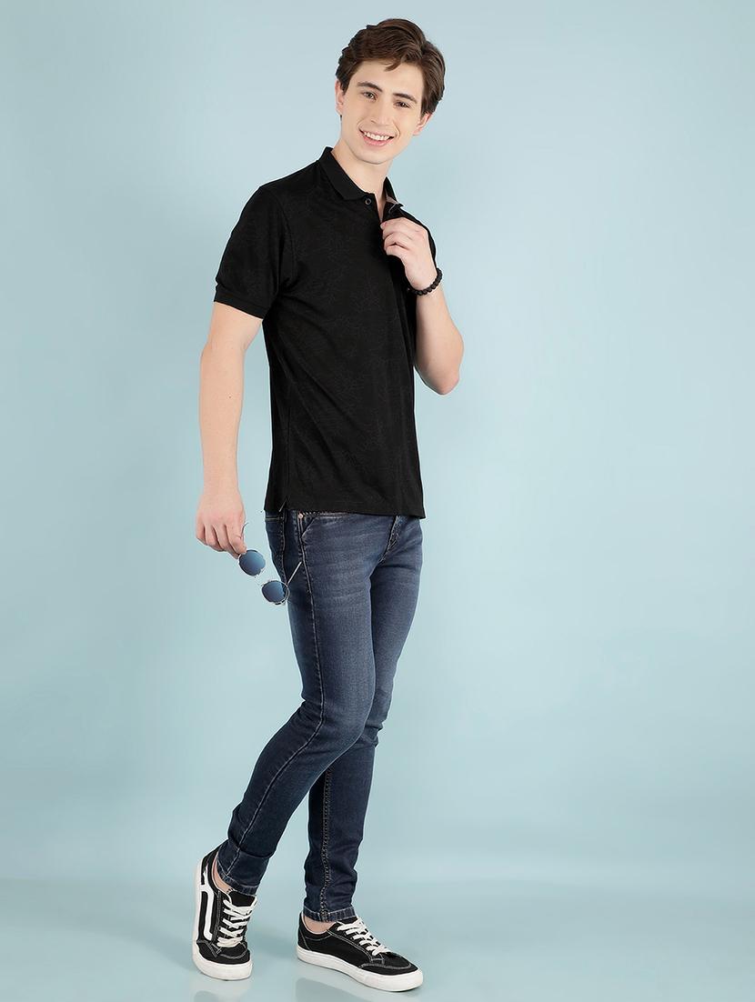 men printed polo t-shirt - 21400218 - Standard Image - 4