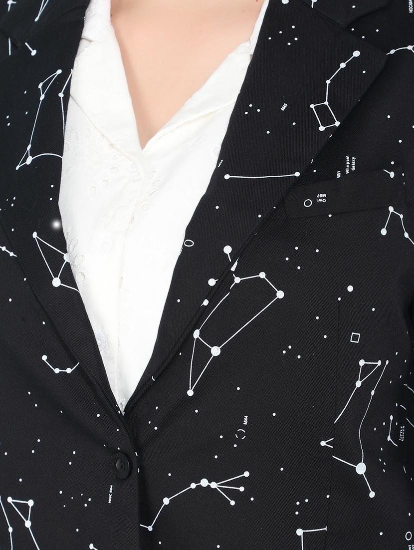women black cotton single breasted blazer - 21400246 - Standard Image - 6