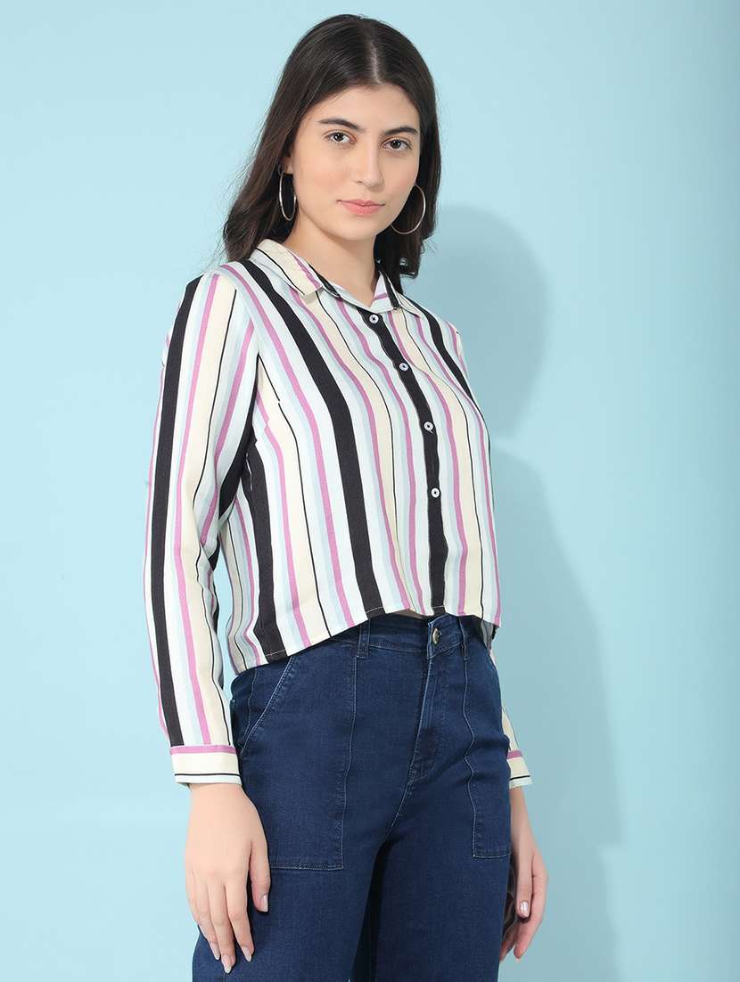 women white cotton regular shirt