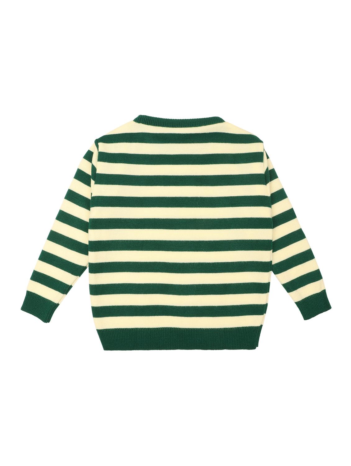 kids green acrylic sweater - 21401647 - Standard Image - 1