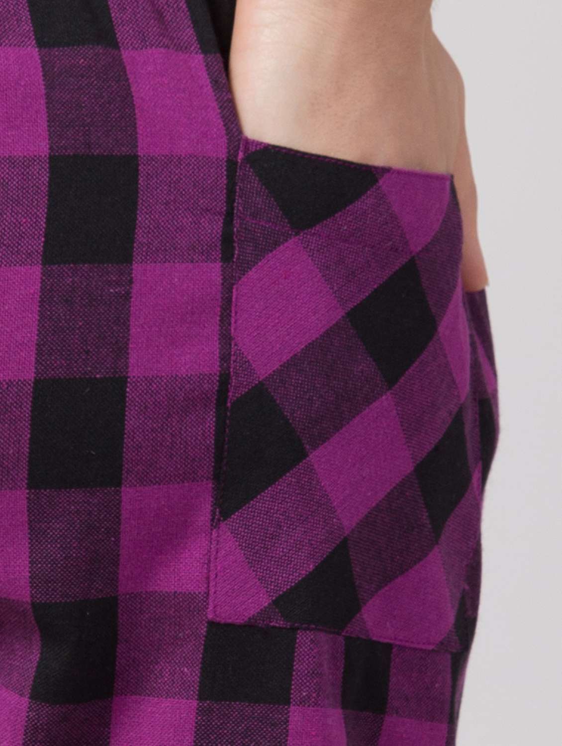 women purple cotton regular shorts - 21402319 -  Standard Image - 4