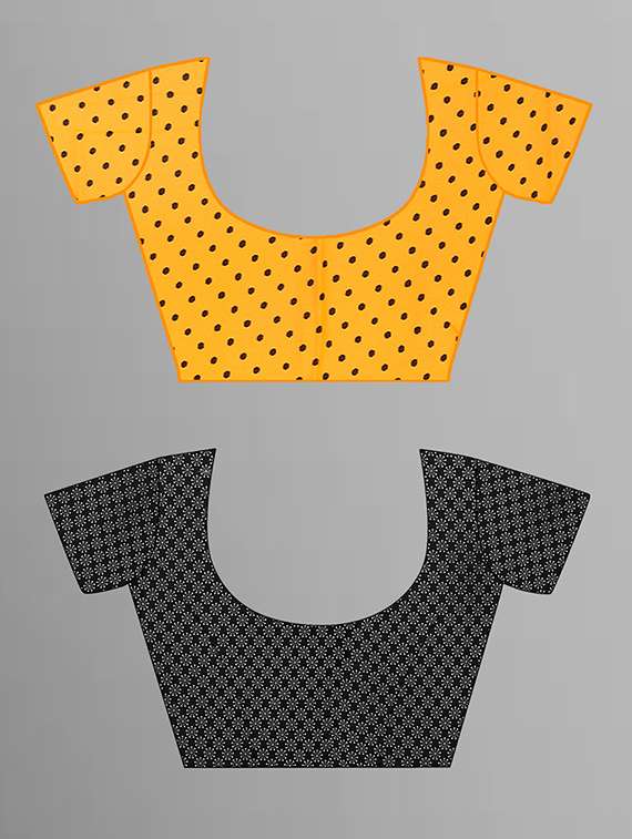 pack of 2 printed casual wear sarees with blouse - 21405877 -  Standard Image - 1