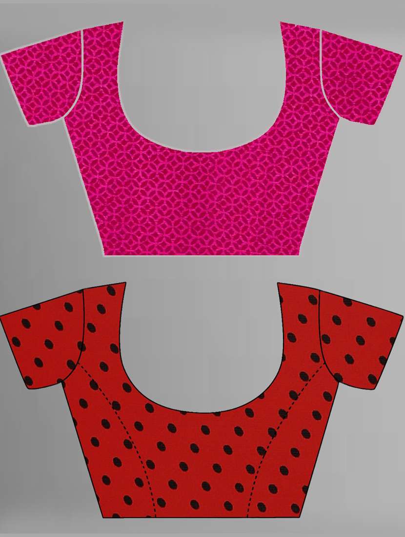 women pack of 2 printed saree with blouse - 21406324 -  Standard Image - 1