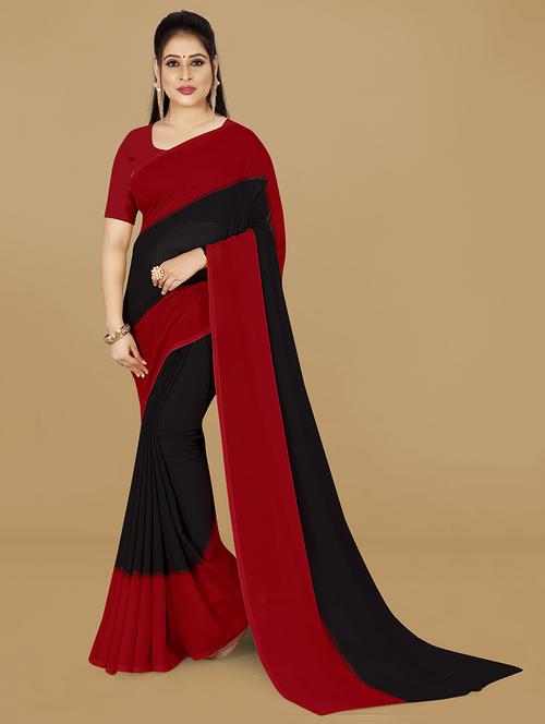 pack of 2 casual wear combo sarees with blouse - 21406612 - Standard Image - 0