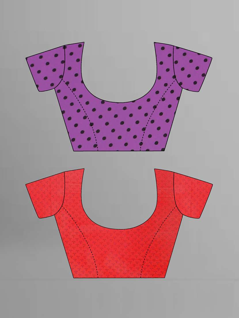 pack of 2 women printed sarees with blouse - 21407382 -  Standard Image - 1
