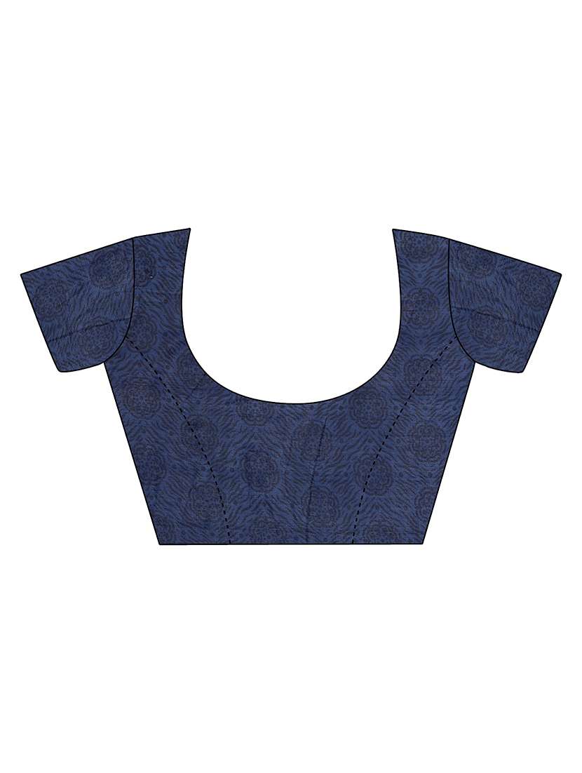 women printed saree with blouse - 21407956 -  Standard Image - 1