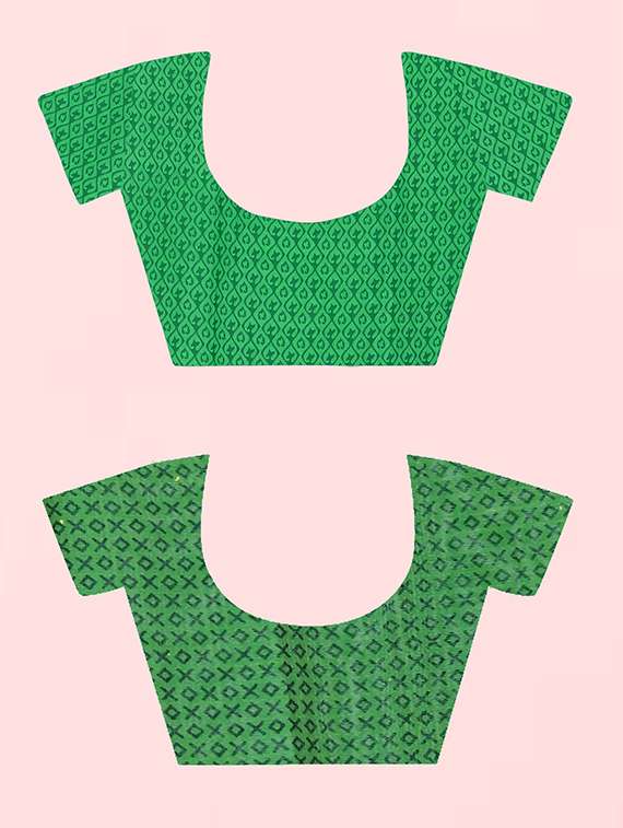 pack of 2 printed casual wear sarees with blouse - 21409606 -  Standard Image - 1