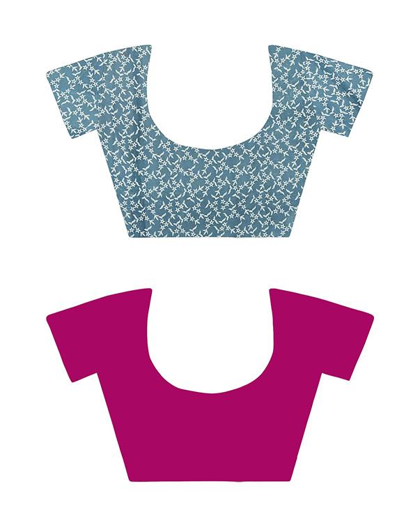 pack of 2 printed casual wear sarees with blouse - 21409728 - Standard Image - 1
