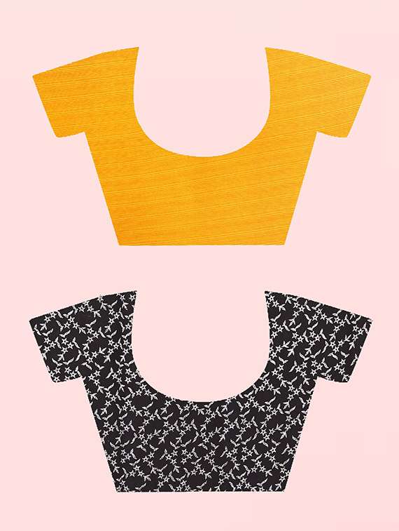 pack of 2 printed casual wear sarees with blouse - 21409743 -  Standard Image - 1