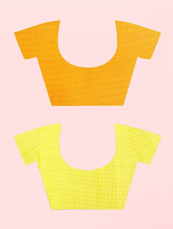 pack of 2 printed casual wear sarees with blouse - 21409864 - Standard Image - 1