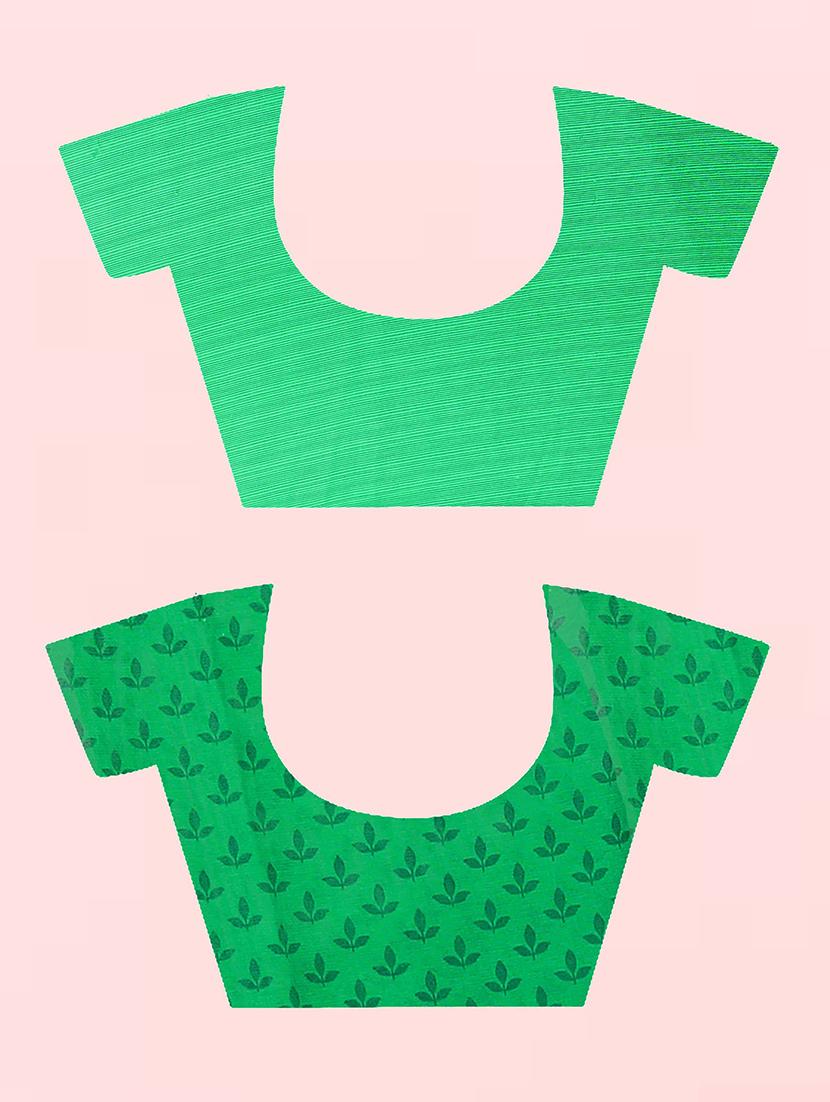 pack of 2 printed casual wear sarees with blouse - 21410055 -  Standard Image - 1