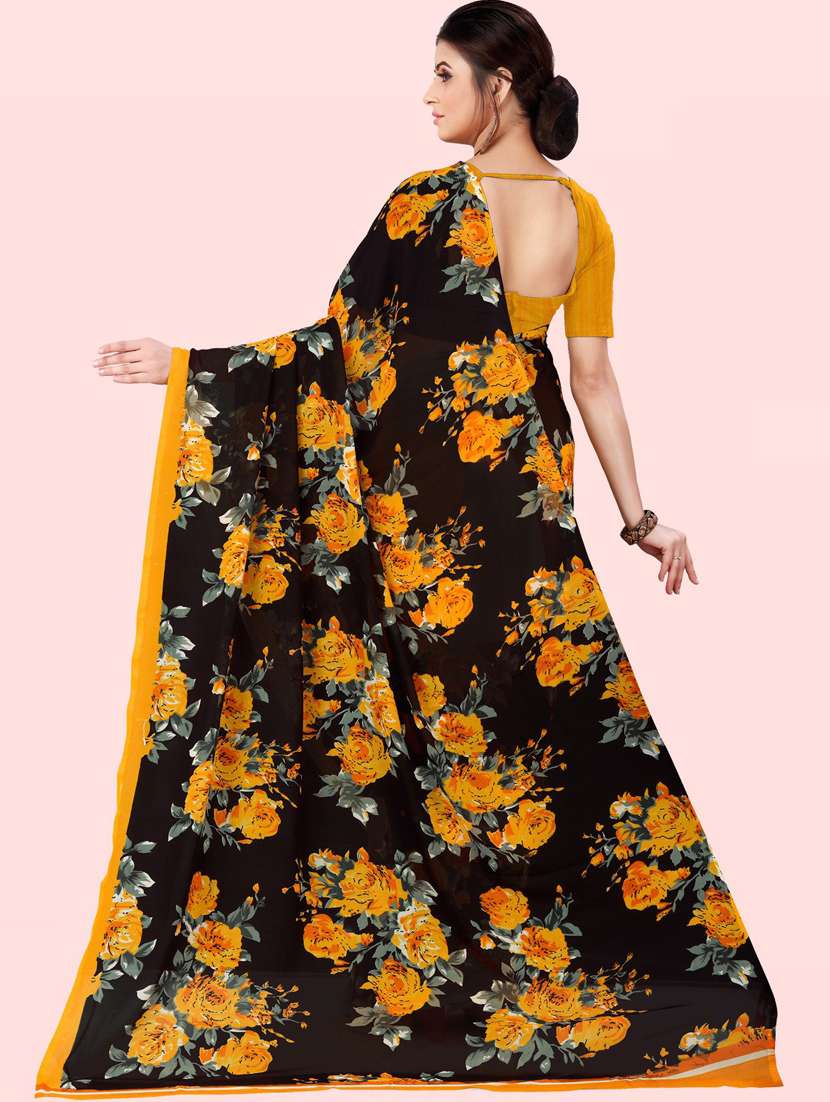 women printed saree with blouse - 21410835 -  Standard Image - 1