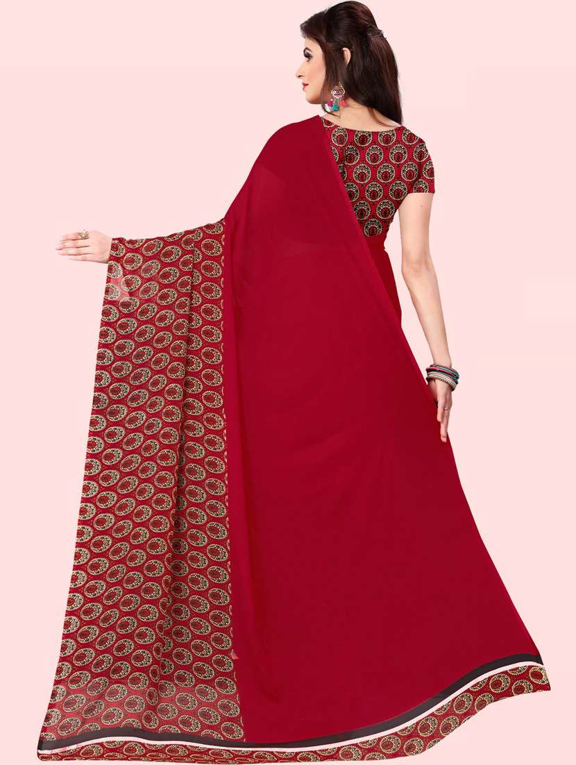 women printed saree with blouse - 21410836 -  Standard Image - 1