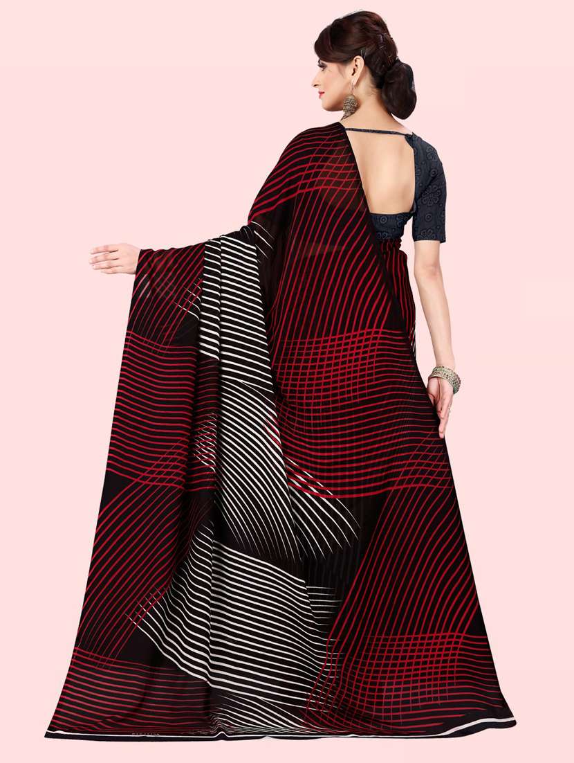 women printed saree with blouse - 21410838 -  Standard Image - 1