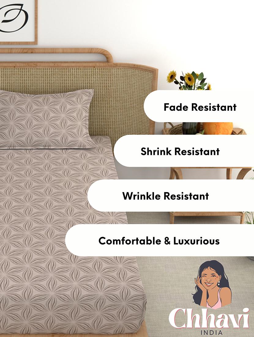 printed bedsheet with pillow covers - 21412383 -  Standard Image - 1