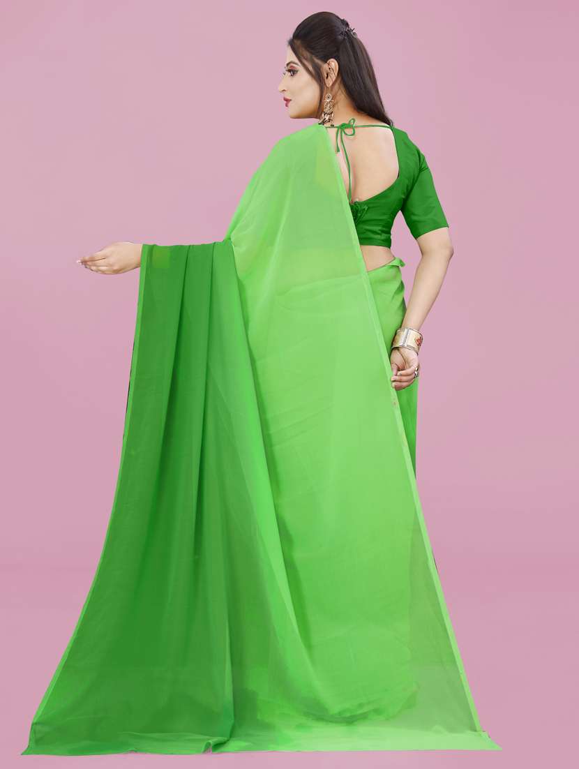 women casual wear georgette saree with blouse - 21412721 -  Standard Image - 1