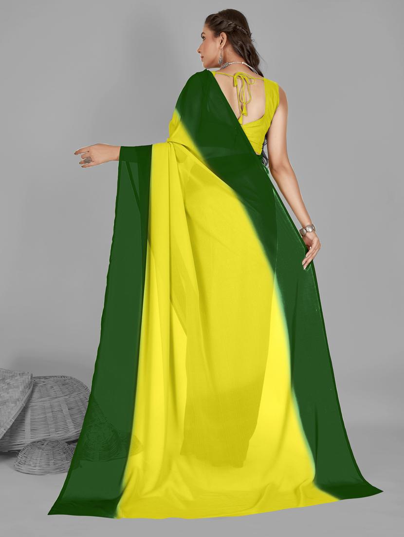 women ombre georgette saree with blouse - 21412917 - Standard Image - 1