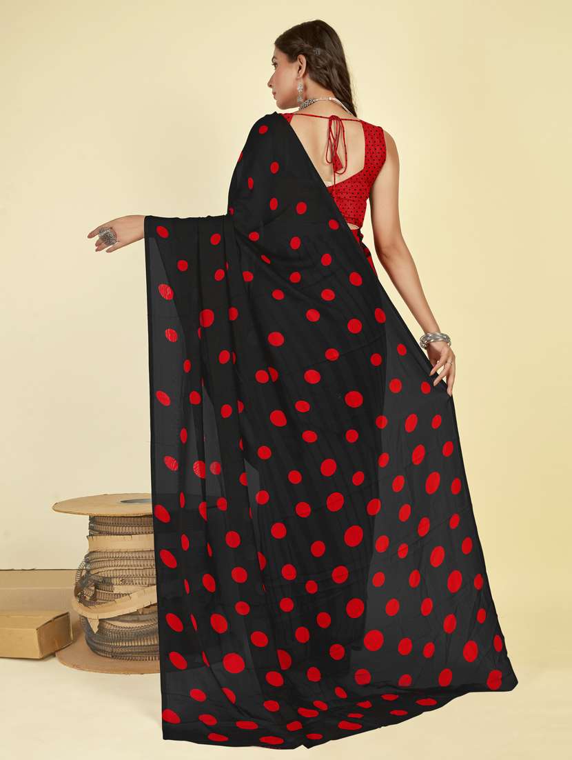 women casual wear georgette saree with blouse - 21413119 -  Standard Image - 1