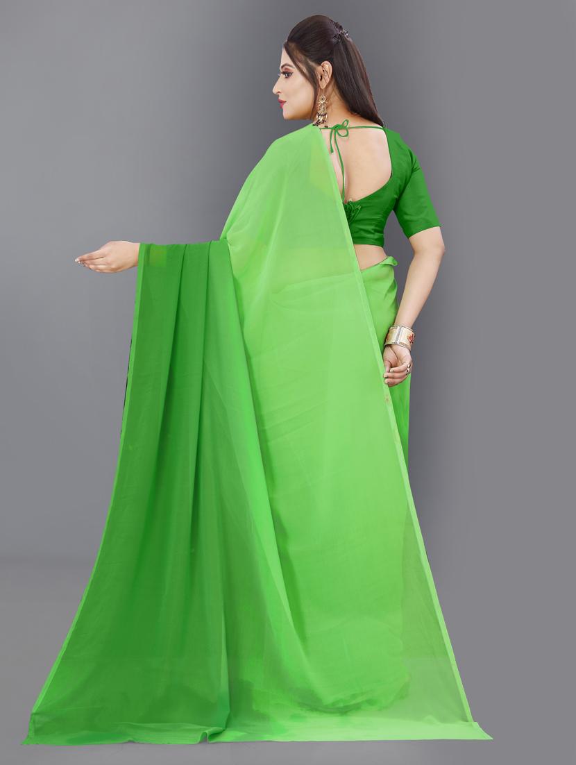women casual wear georgette saree with blouse - 21413133 -  Standard Image - 1