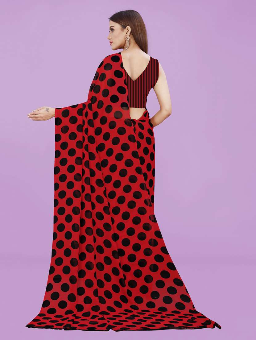 women casual wear georgette saree with blouse - 21413139 -  Standard Image - 1