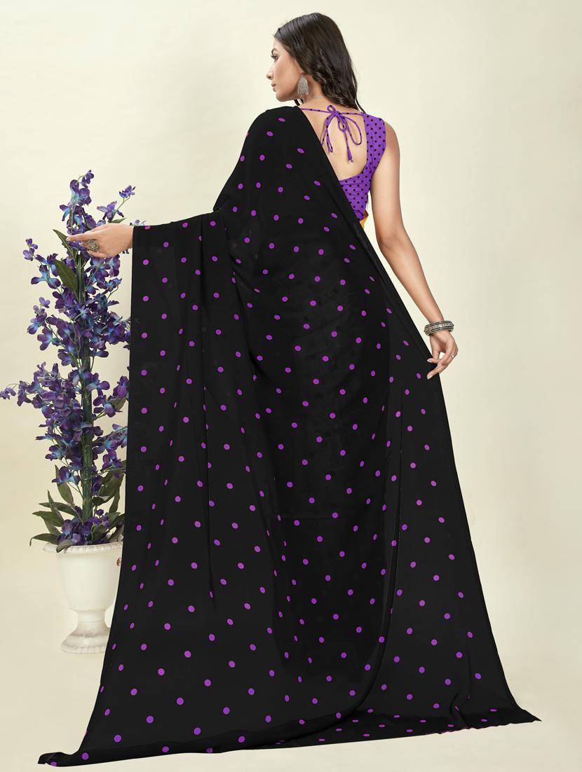 women casual wear georgette saree with blouse - 21413173 - Standard Image - 1