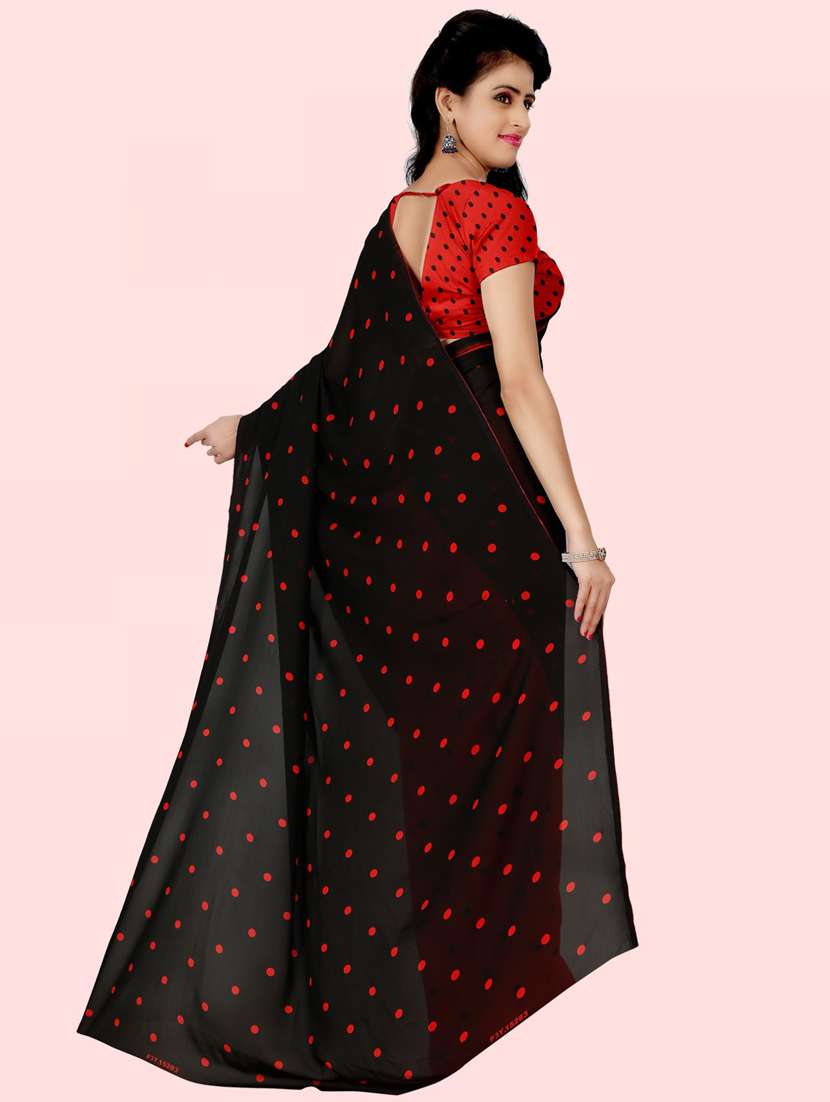 women casual wear georgette saree with blouse - 21413220 -  Standard Image - 1