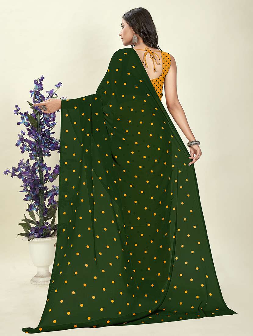 women printed casual wear saree with blouse - 21413422 -  Standard Image - 1
