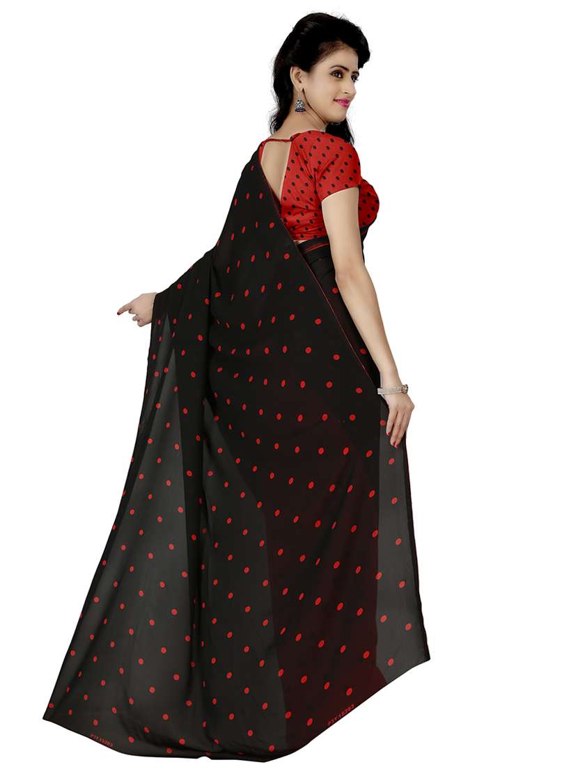 women printed georgette saree with blouse - 21413493 -  Standard Image - 1