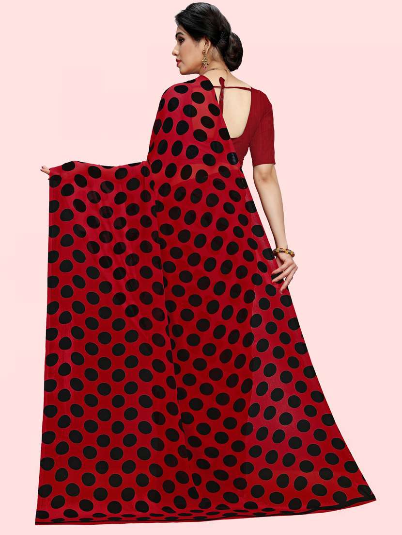 women casual wear georgette saree with blouse - 21413898 -  Standard Image - 1