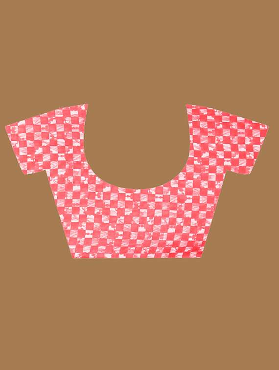 women printed casual wear saree with blouse - 21414005 -  Standard Image - 1