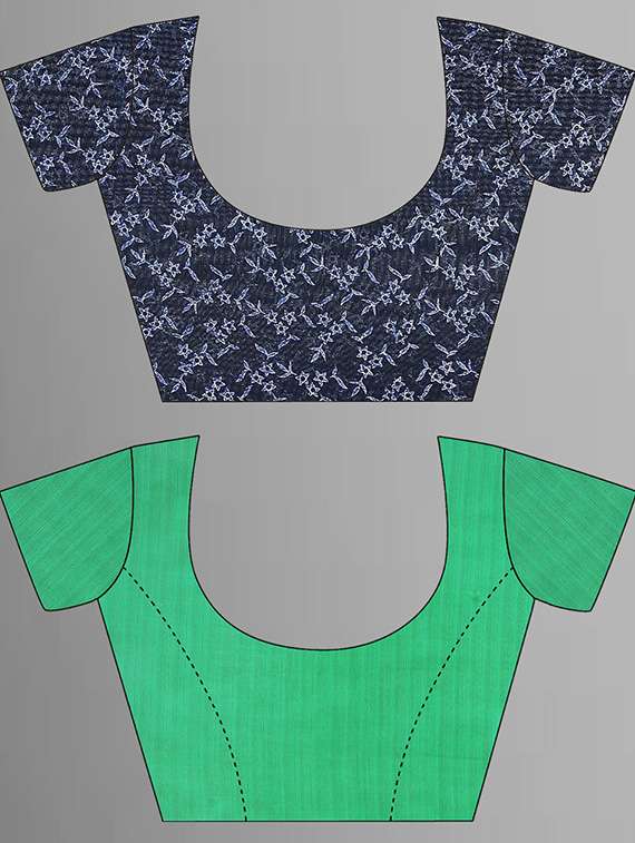 women pack of 2 casual wear combo sarees with blouse - 21414285 -  Standard Image - 1