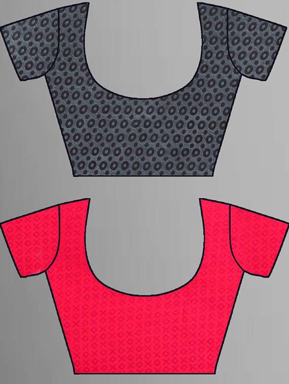 women pack of 2 casual wear combo sarees with blouse - 21414791 -  Standard Image - 1