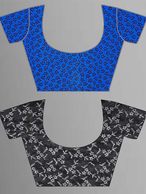 pack of 2 casual wear combo sarees with blouse - 21415770 -  Standard Image - 1
