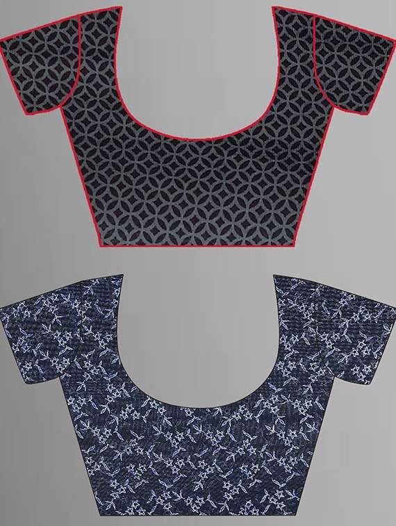 women pack of 2 casual wear sarees with blouse - 21415964 -  Standard Image - 1