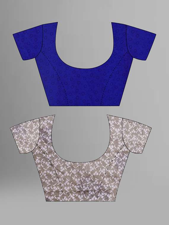 pack of 2 printed casual wear sarees with blouse - 21416595 - Standard Image - 1