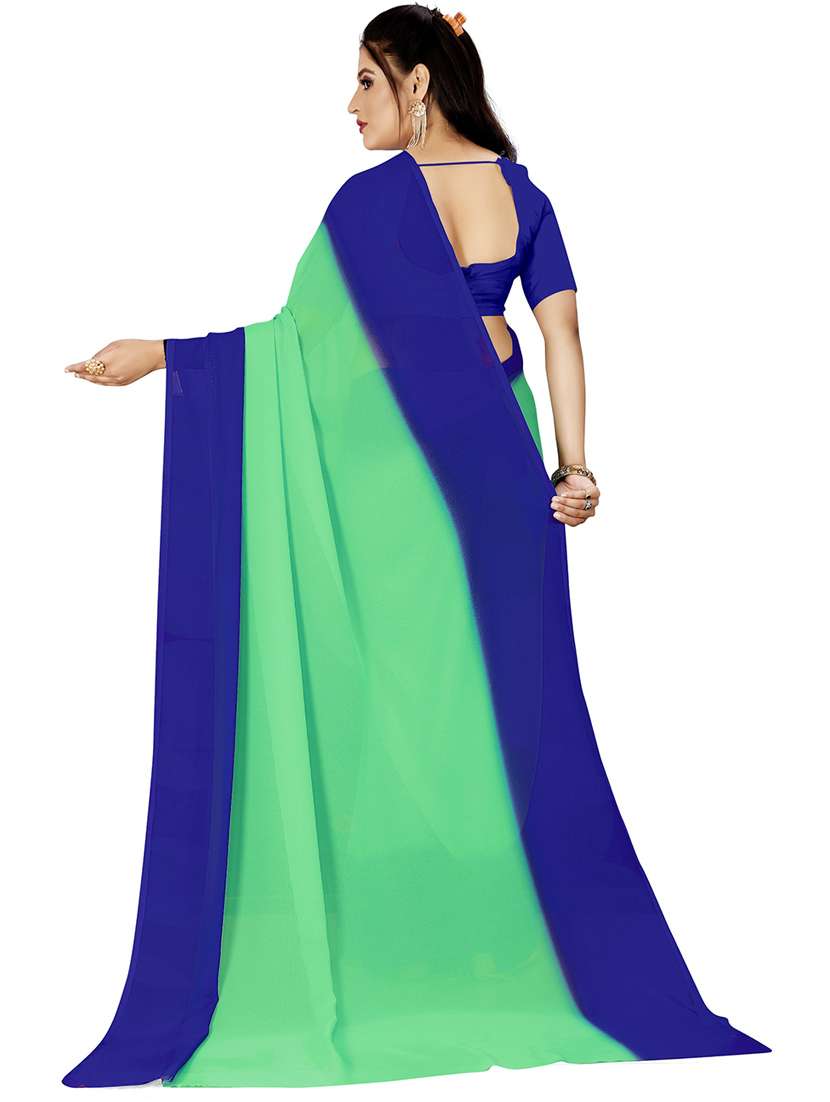 women printed casual saree with blouse - 21417007 -  Standard Image - 1