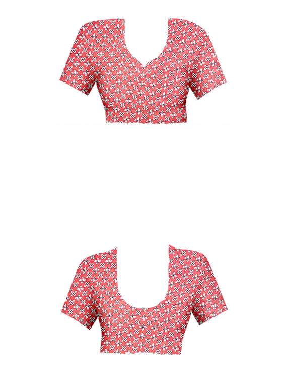 women pack of 2 casual wear combo sarees with blouse - 21417920 -  Standard Image - 1