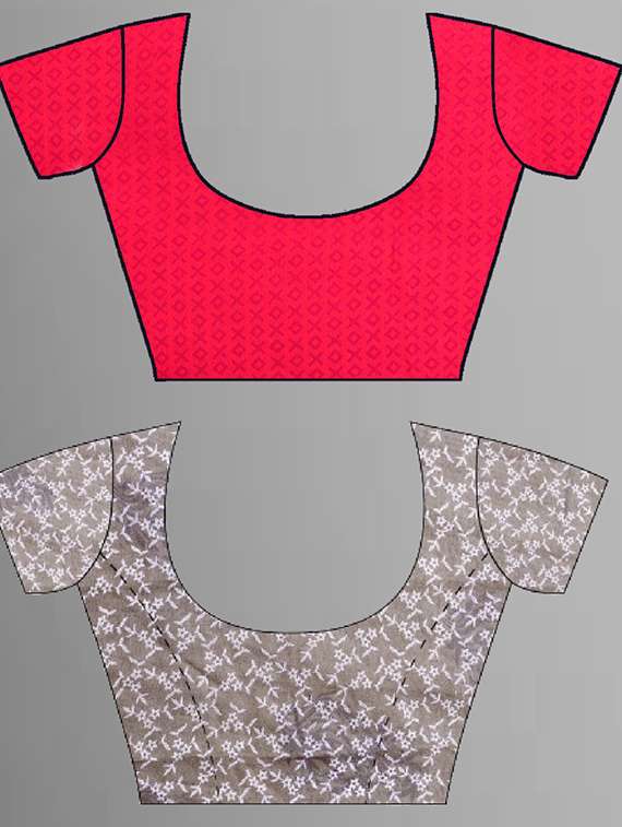  women pack of 2 casual wear combo sarees with blouse - 21425064 -  Standard Image - 1