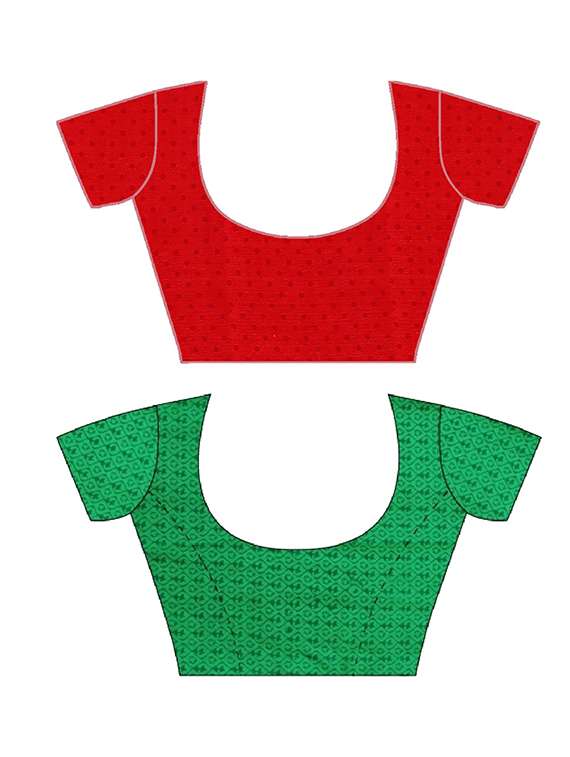 pack of 2 printed casual wear sarees with blouse - 21425451 - Standard Image - 1