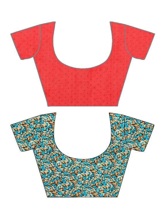 women pack of 2 casual wear combo sarees with blouse - 21425651 - Standard Image - 1