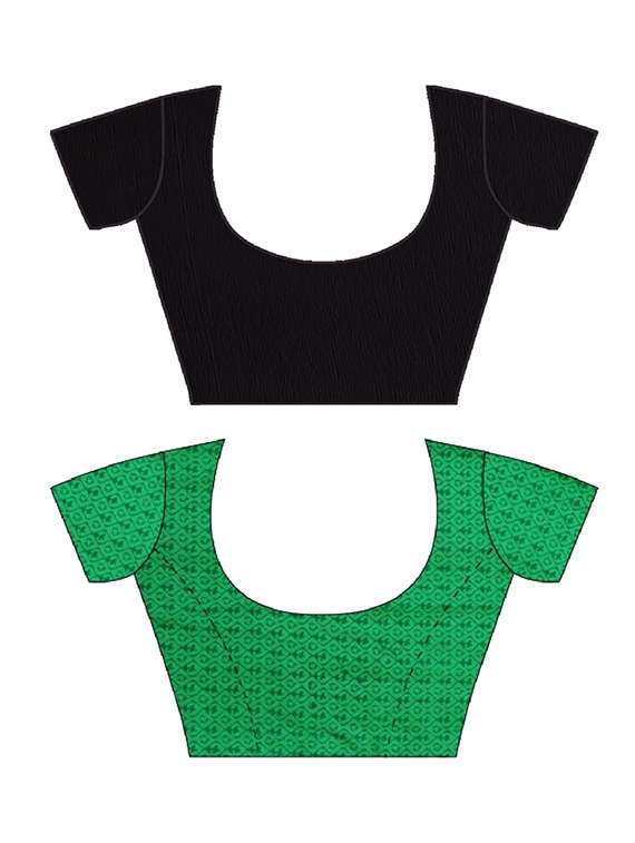 women pack of 2 casual wear combo sarees with blouse - 21429011 -  Standard Image - 1