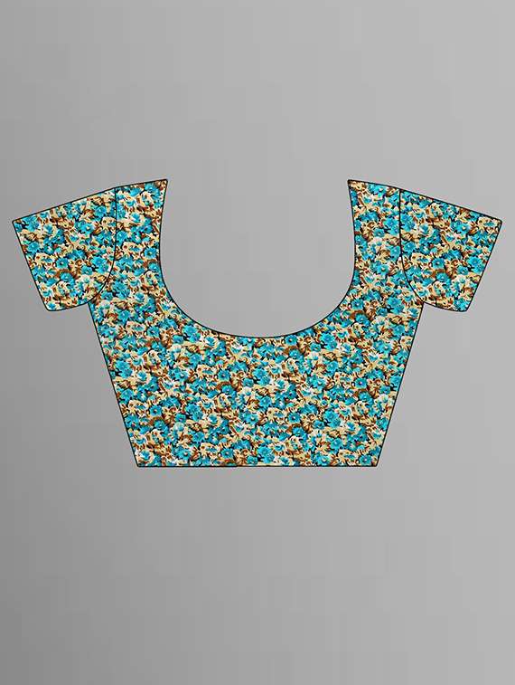 women casual wear georgette saree with blouse - 21431701 -  Standard Image - 1