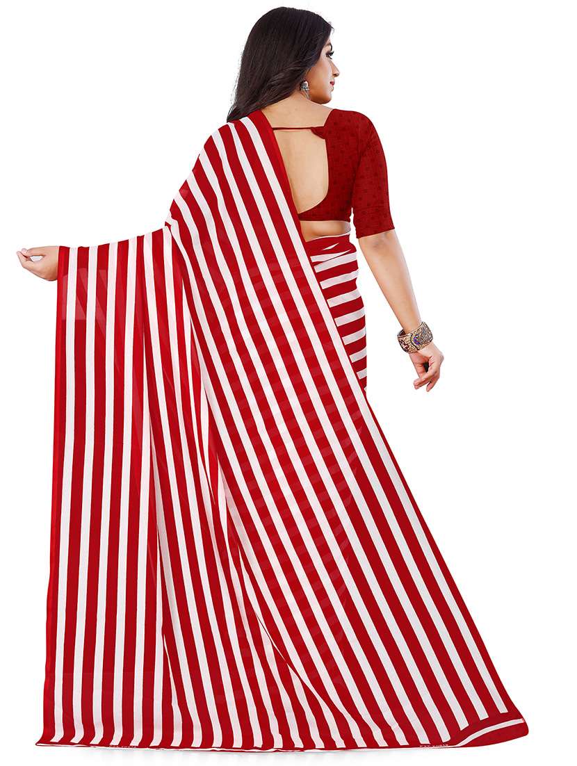 women casual wear georgette saree with blouse - 21432093 - Standard Image - 1