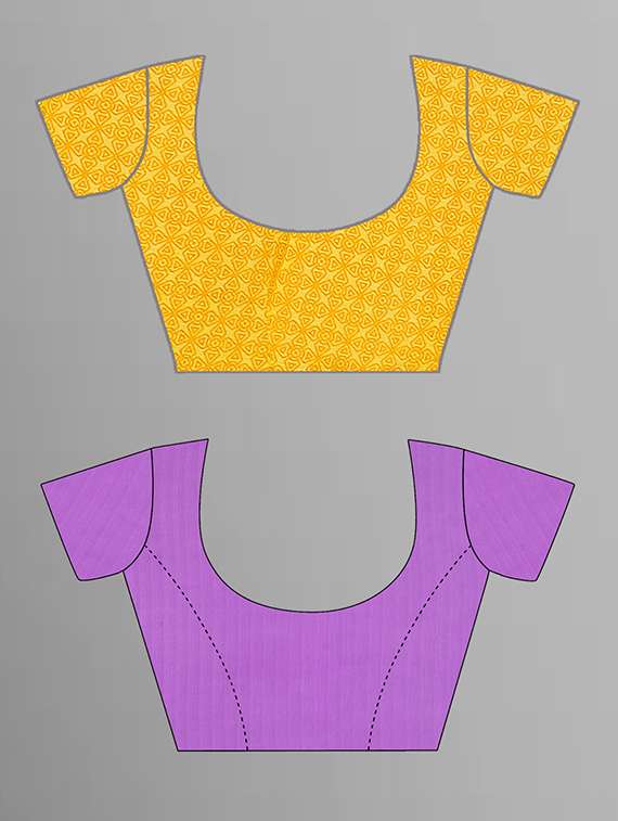 pack of 2 printed casual wear sarees with blouse - 21432752 -  Standard Image - 1